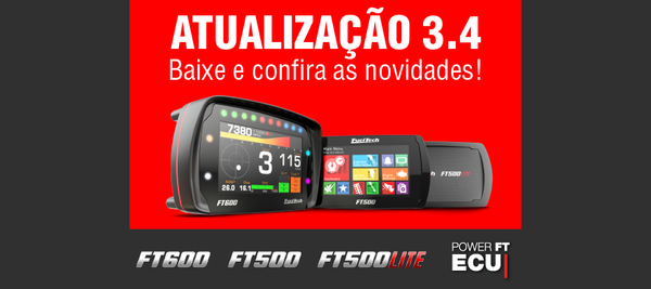 Nova Atualização 3.4 para FT500, FT500LITE e FT600!