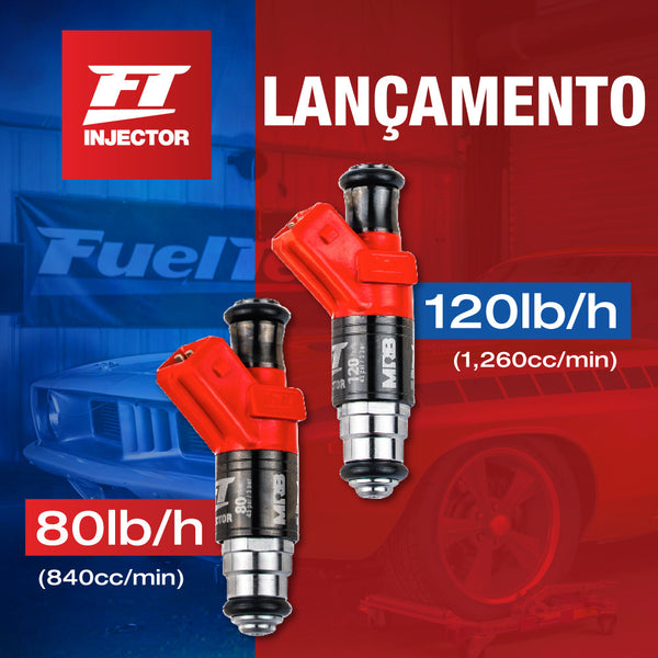 Lançamento! FT Injector de 80 e de 120 lb/h!