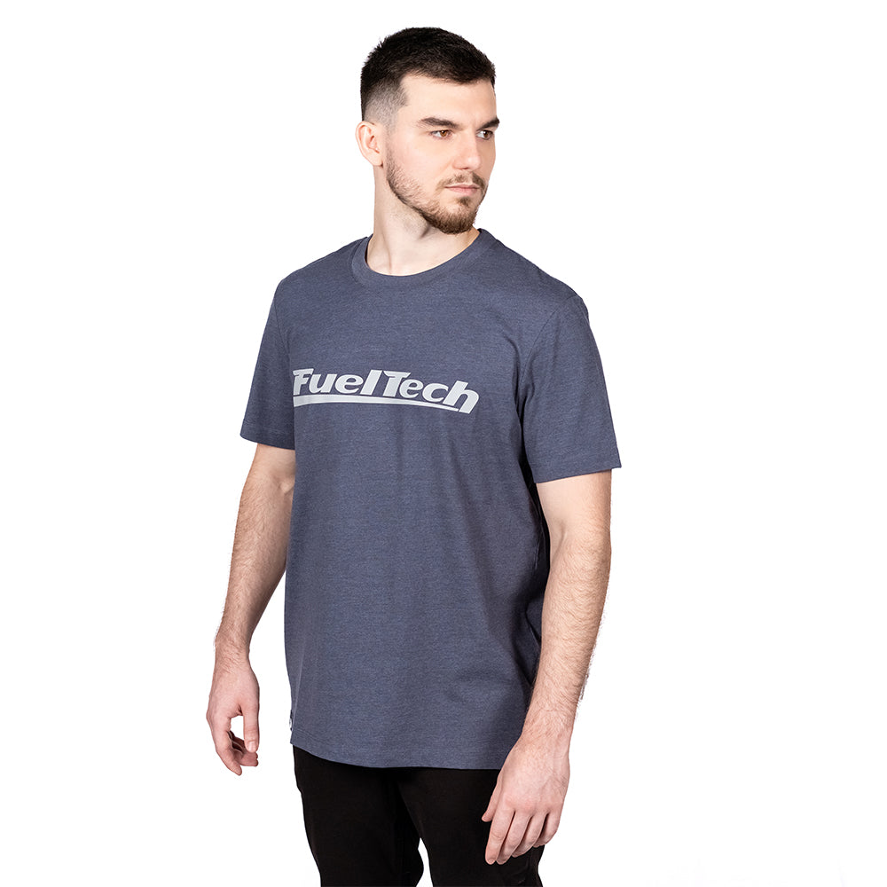 Camiseta Azul Mescla FT