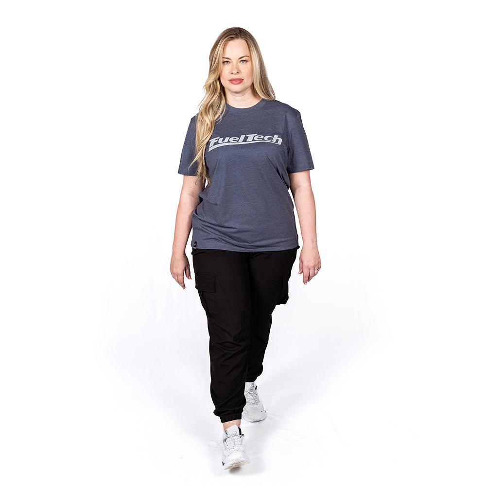 Camiseta Azul Mescla FT