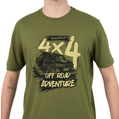 Camiseta 4x4 Adventure FT - torso frente estampa