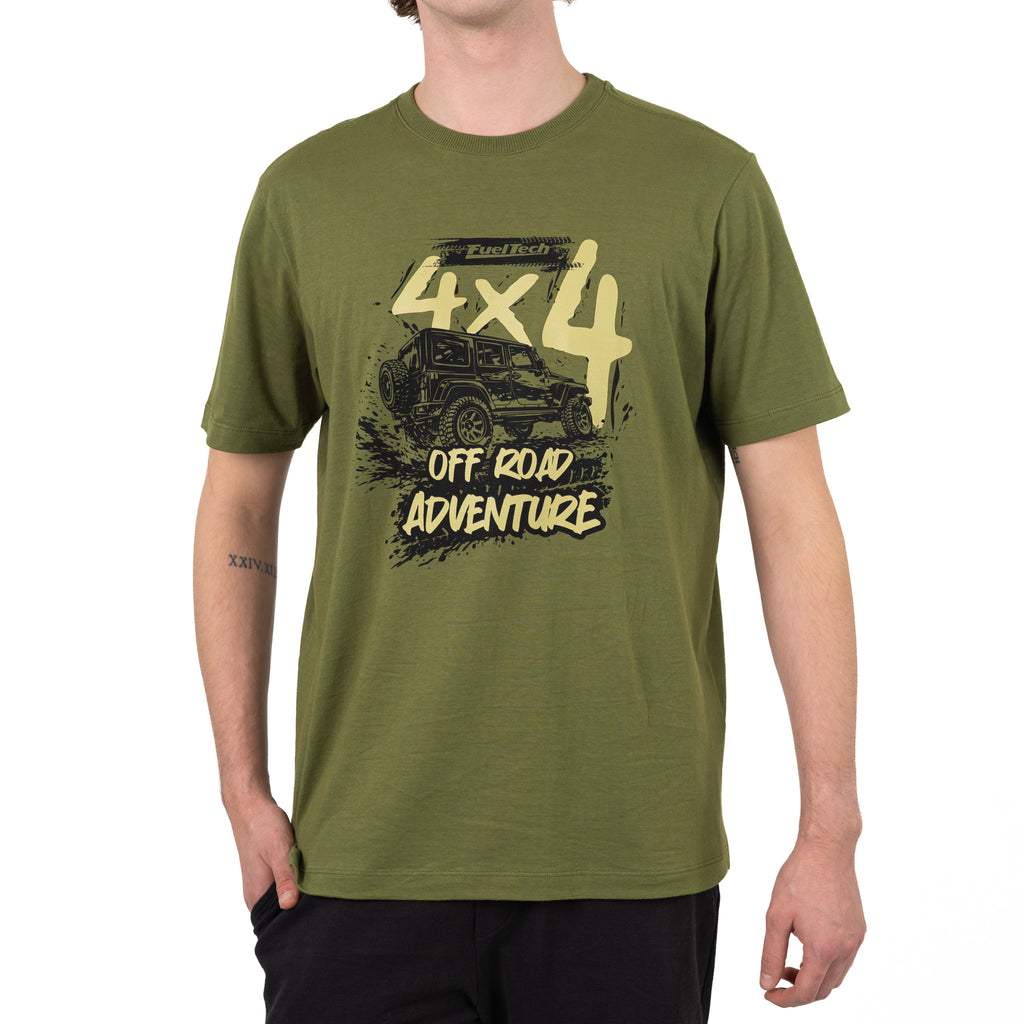 Camiseta 4x4 Adventure FT - ângulo 3/4 frente
